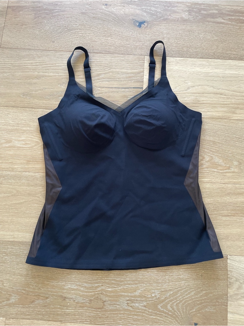 Honeylove Black Shaping Cami with Built-In Cups